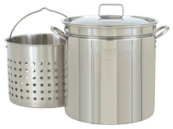 Stainless Steel Stockpot / Basket / Lid